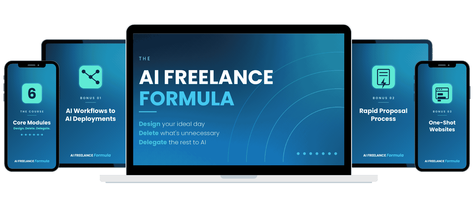 AI Freelance Formula — 6 modules and 3 bonuses